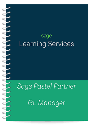 Sage Pastel Manual for GL Manager